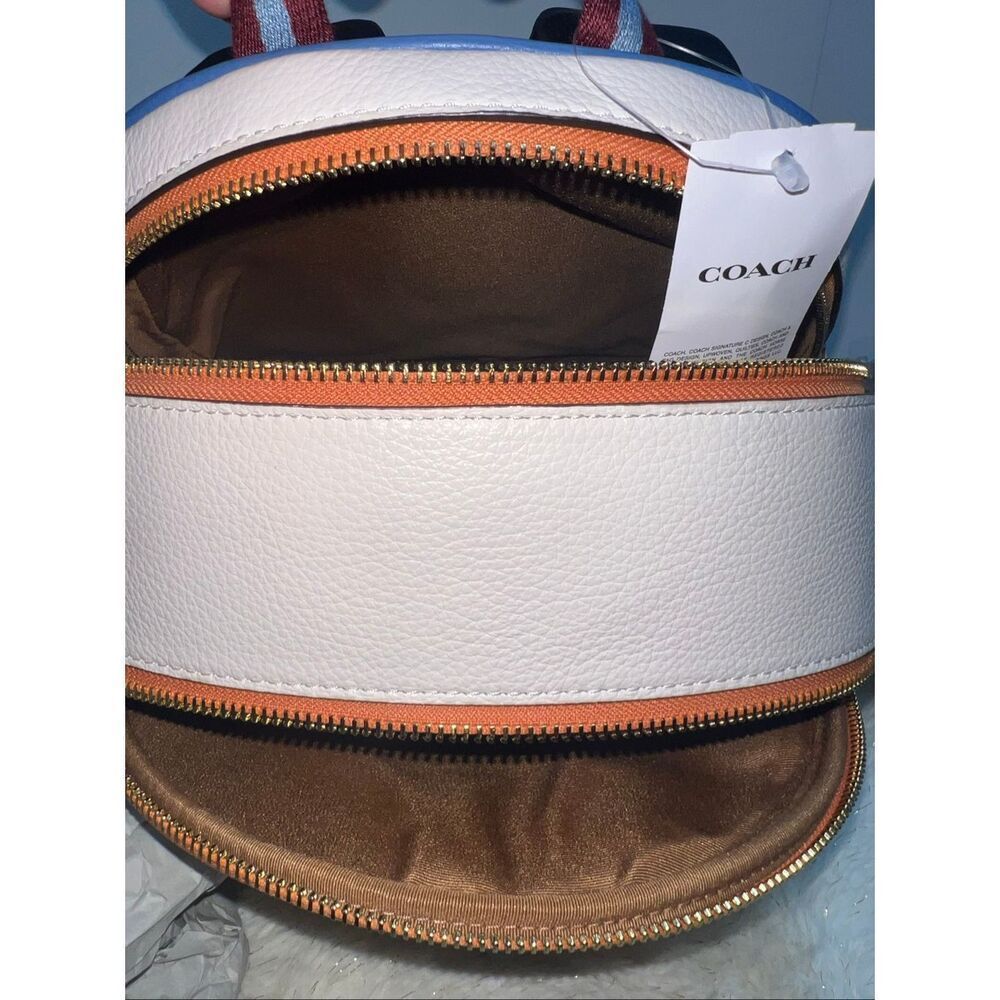 🔥🎁NWT! Coach Court Backpack In Sig Mix Msrp:$498.00 - Picture 8 of 11